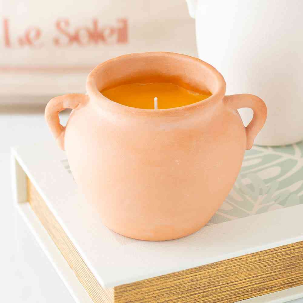 Something Different - Terracotta Urn Citronella Geurkaars - Multicolours